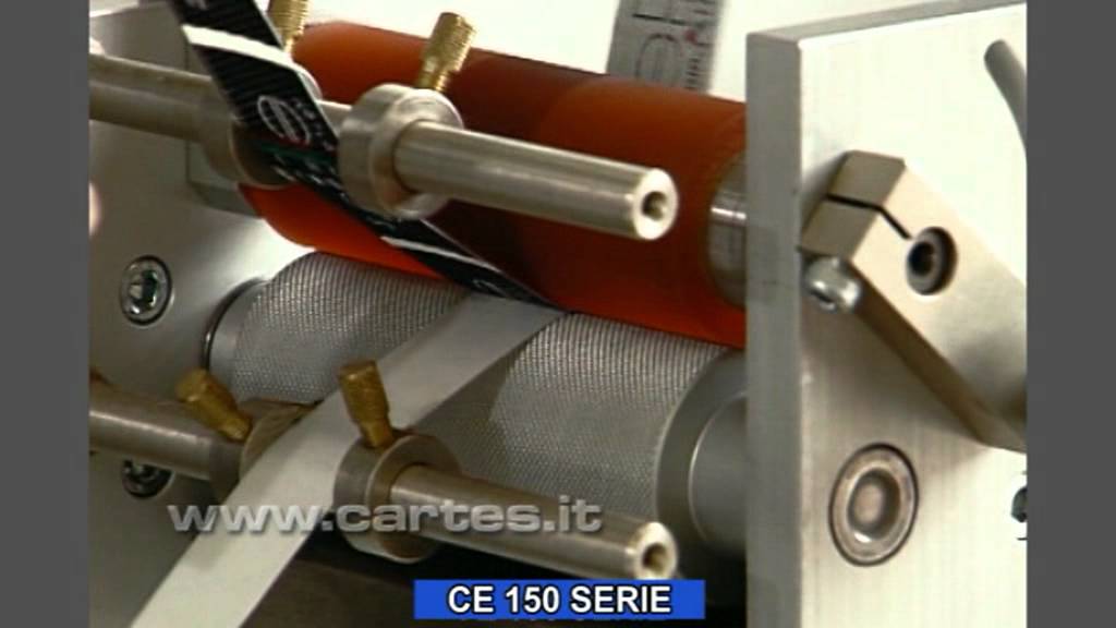 CE 150_ HOT STAMPING MACHINE for LABELS and NARROW FABRICS_English version