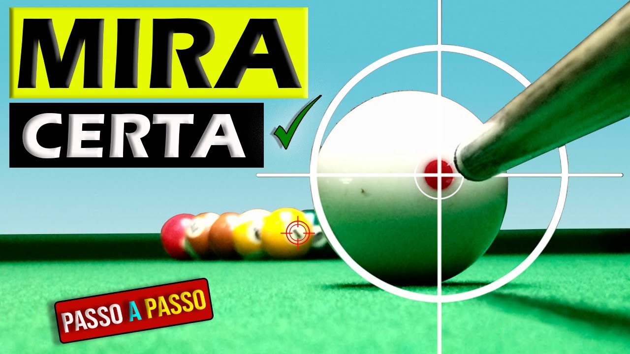 PASSO A PASSO da MIRA perfeita na SINUCA