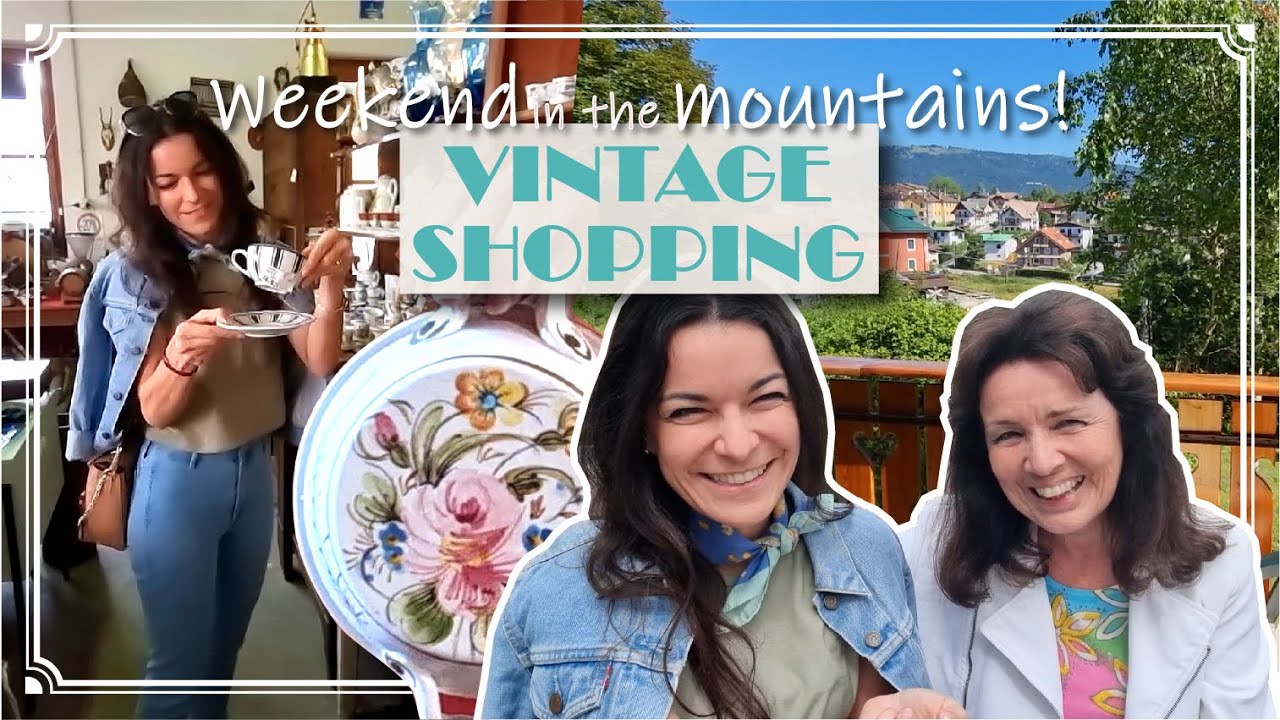 FUN THRIFTING in ITALY | Family weekend in the mountains | Vintage shopping and walking together
