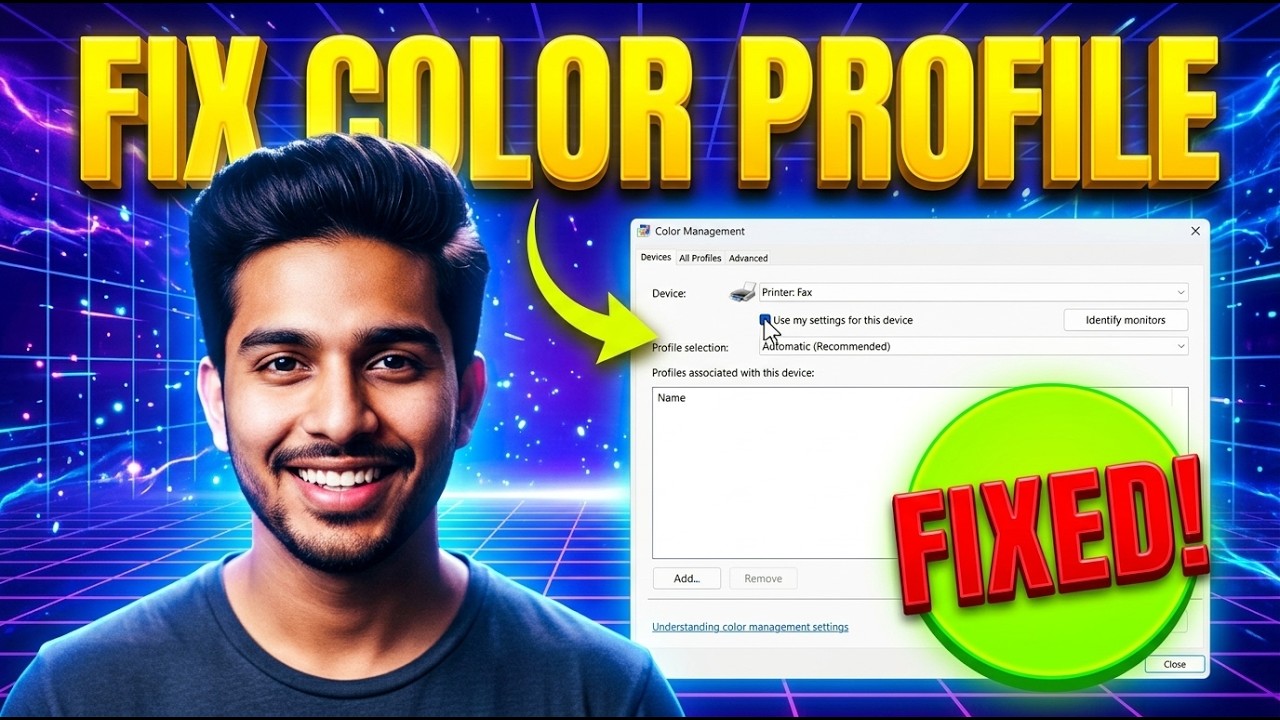 How To Manage Color Profile On Windows 11 | Display Settings Guide