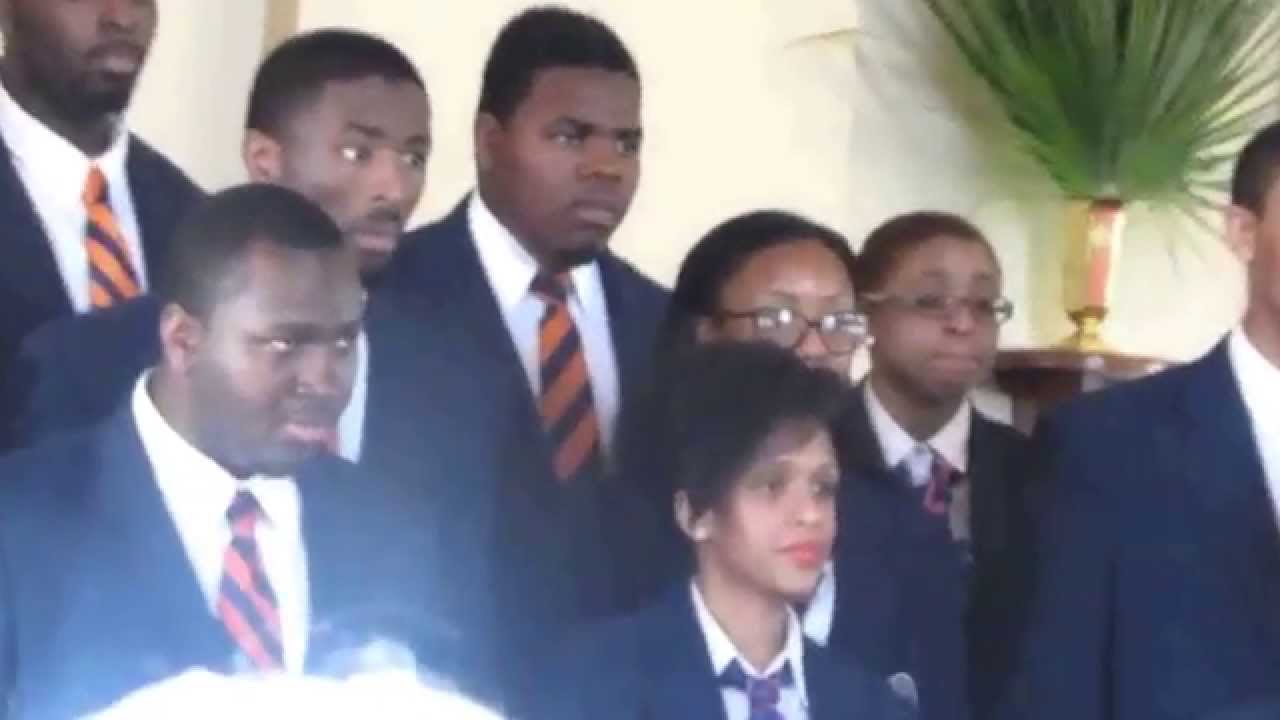Lincoln University Choir singing 'Great God almighty'