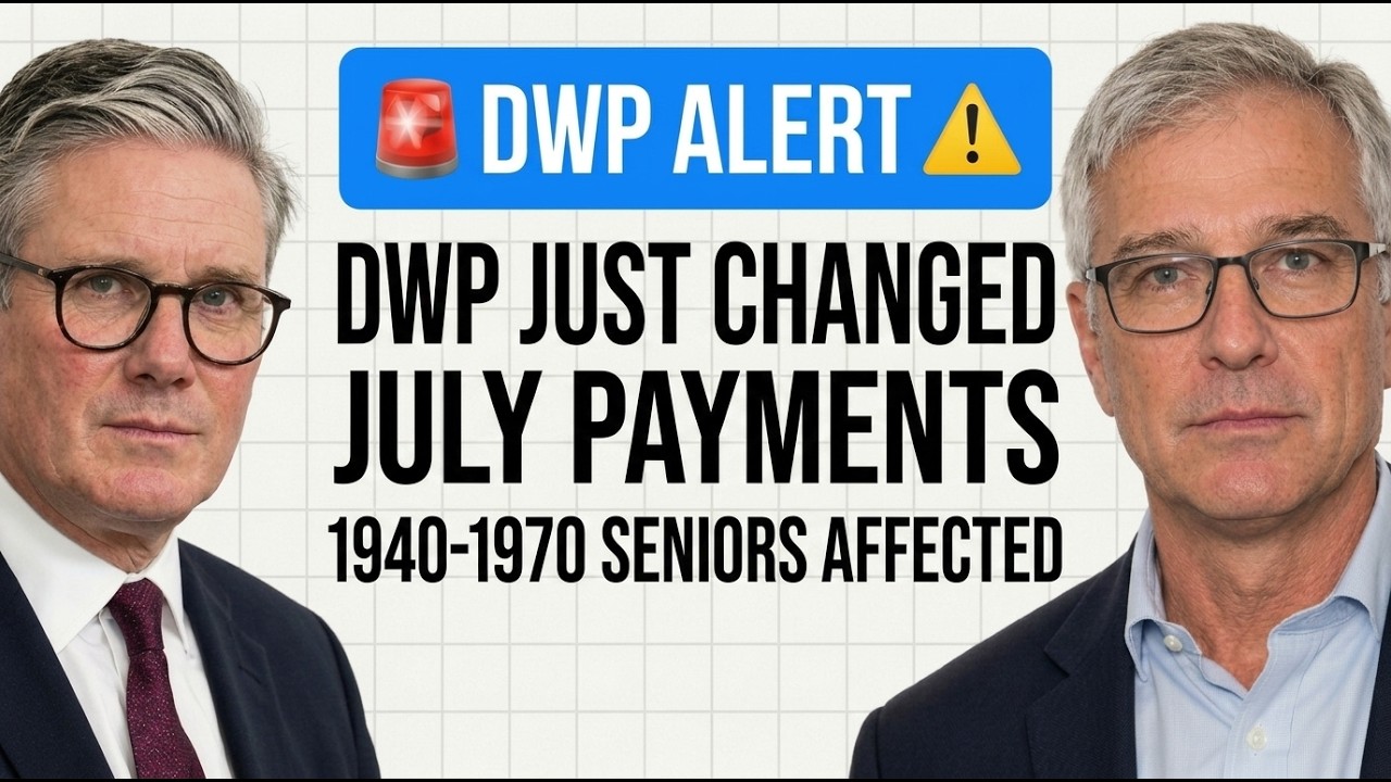 DWP Just Changed July Payments for 1940s&ndash;1970s Seniors &mdash; Millions Affected & Most Don't Know This!