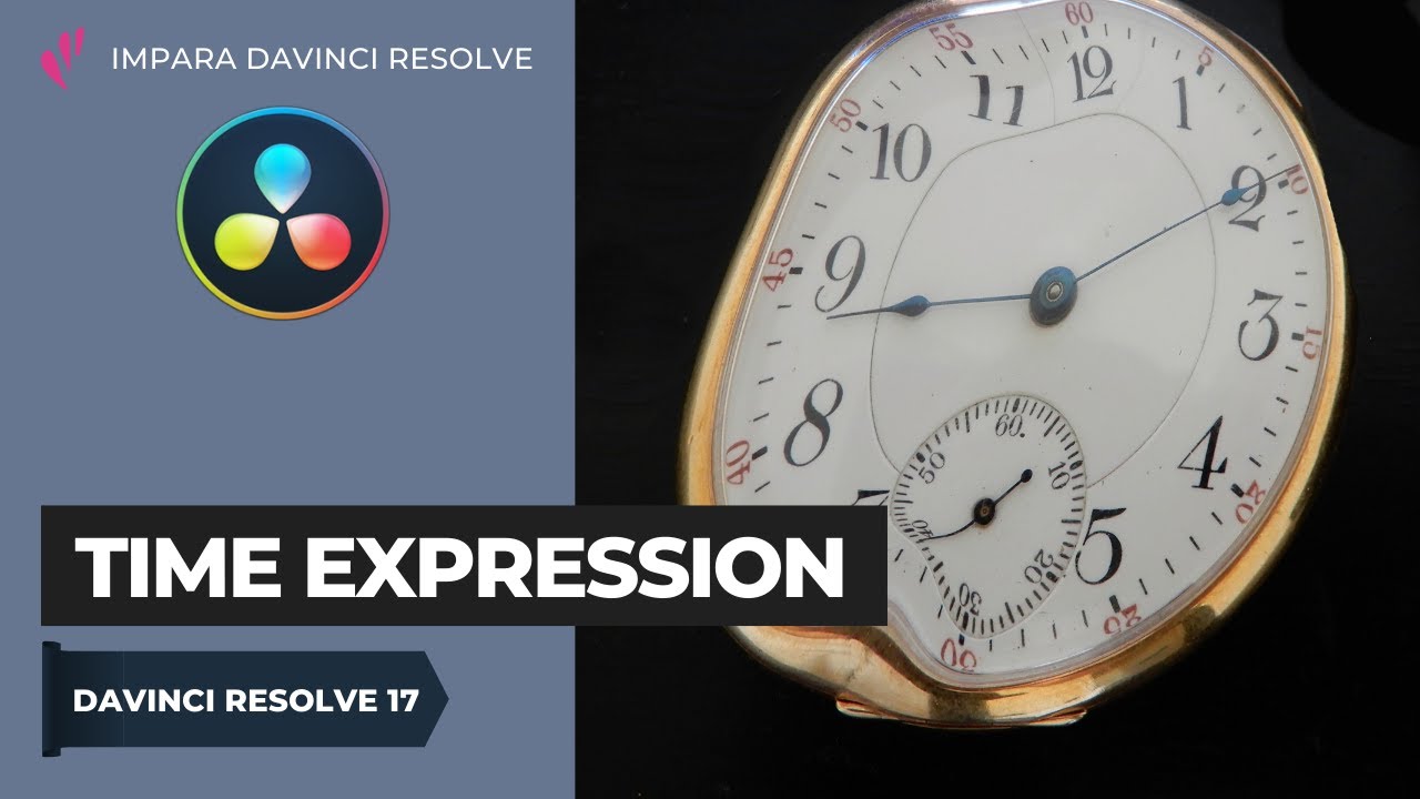 Time Expression | Fusion | Davinci Resolve ITA