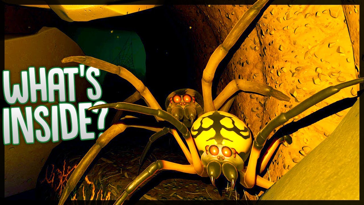 I Found A Hidden Cave Guarded By Spiders - Fighting The Broodmother Spider - Grounded