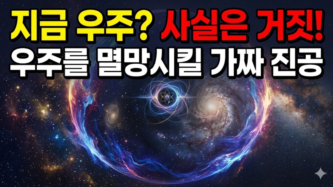 🌙 틀어놓고 주무세요: 거짓 진공: 우리는 지금 가짜 우주에 살고 있는가?