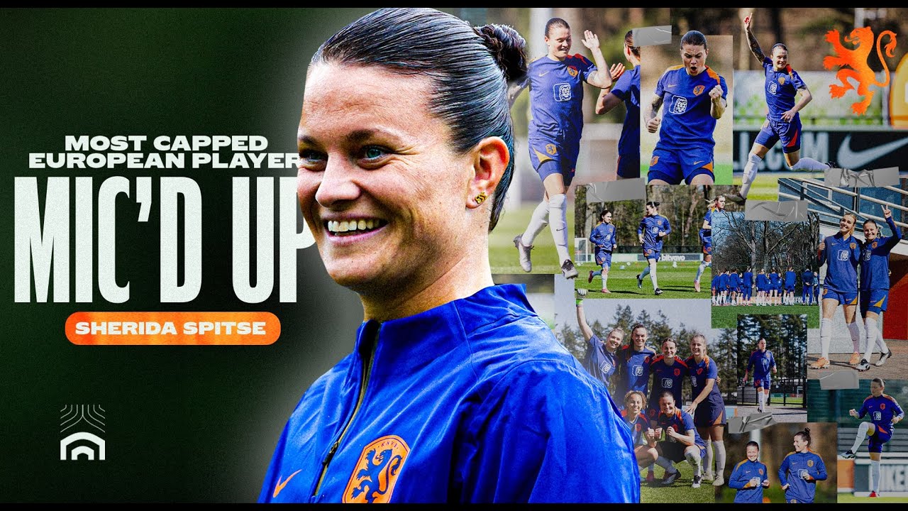 Mic'd Up 🎙 | Sherida Spitse | Most Capped European Player 👑