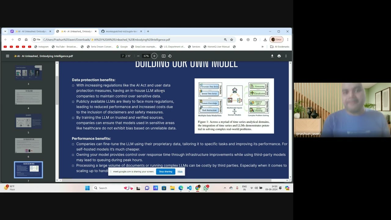 Generative AI - Embodied AI and using LLMs for Robotics