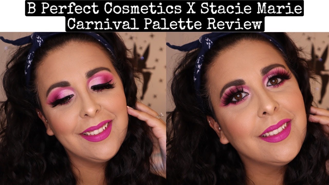 B Perfect Cosmetics x Stacie Marie MUA Carnival Palette Review | First