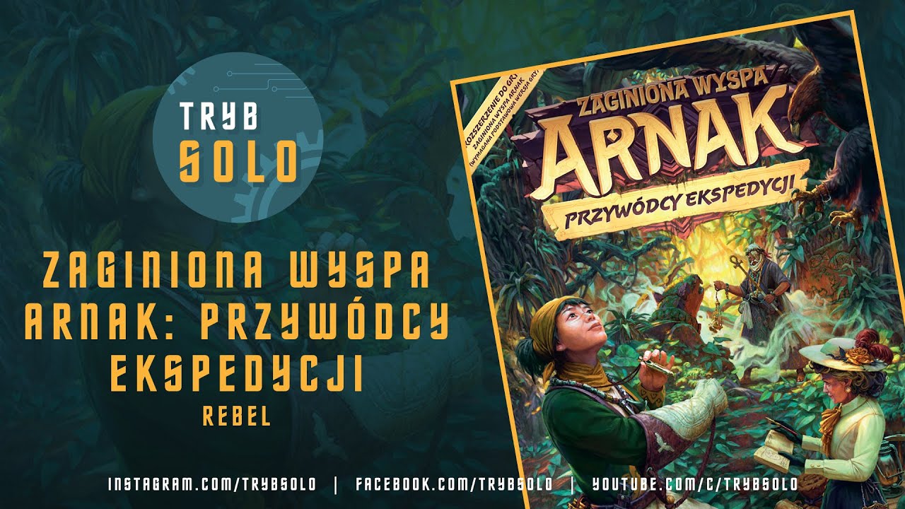 🇵🇱 Zaginiona wyspa Arnak: Przywódcy ekspedycji (Rebel) + insert od reDrewno do podstawki i dodatku