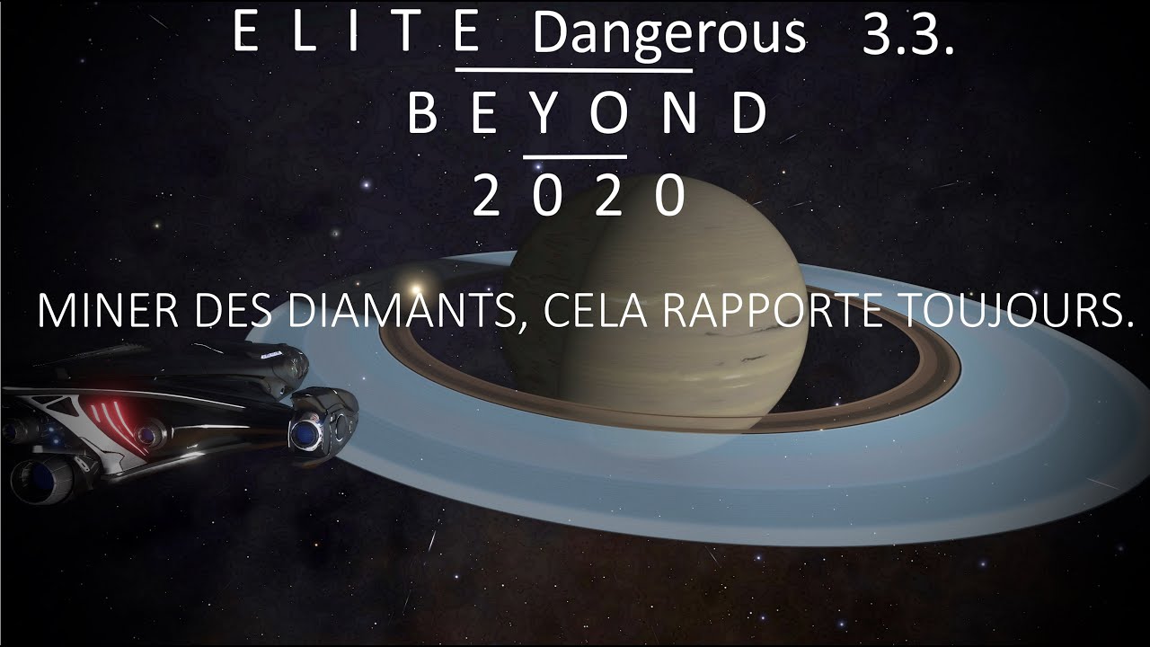 Elite Dangerous 3.3.2020. Miner des Diamants, cela rapporte toujours. Adieu Borann,Hello Col 285! FR