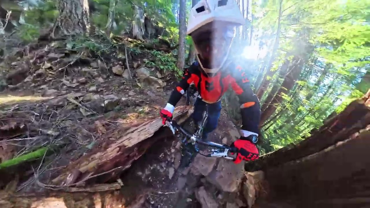 Shredding Sandy Ridge Trails during Winter