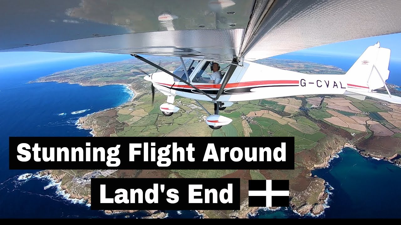 A stunning flight around Land's End with a go around at Perranporth.