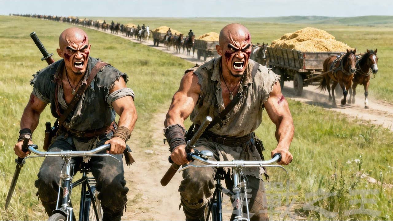 光頭惡霸半路截殺車隊，怎料遇上功夫高手，秒殺他們 🔥 抗日 | Kung Fu