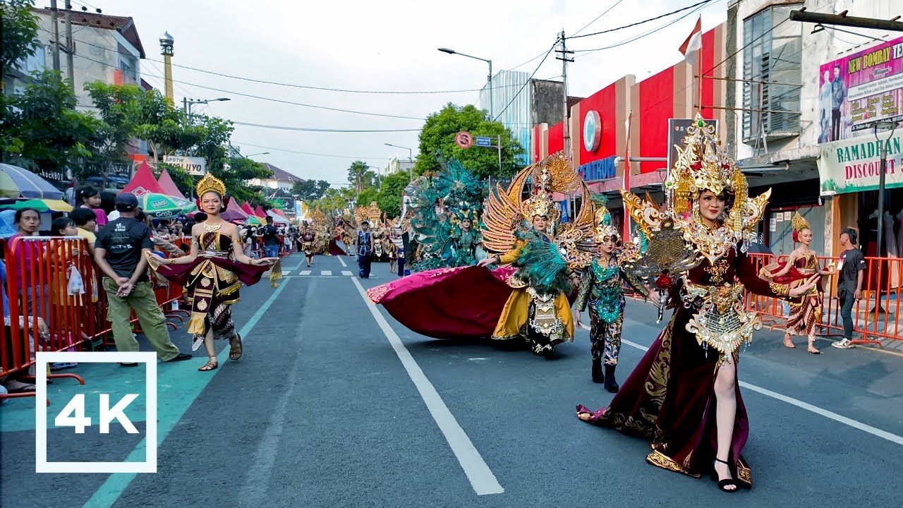 4K Walk in Wonderful Archipelago Carnival &ndash; Jember Fashion Carnival 2025 | Indonesia in Colors