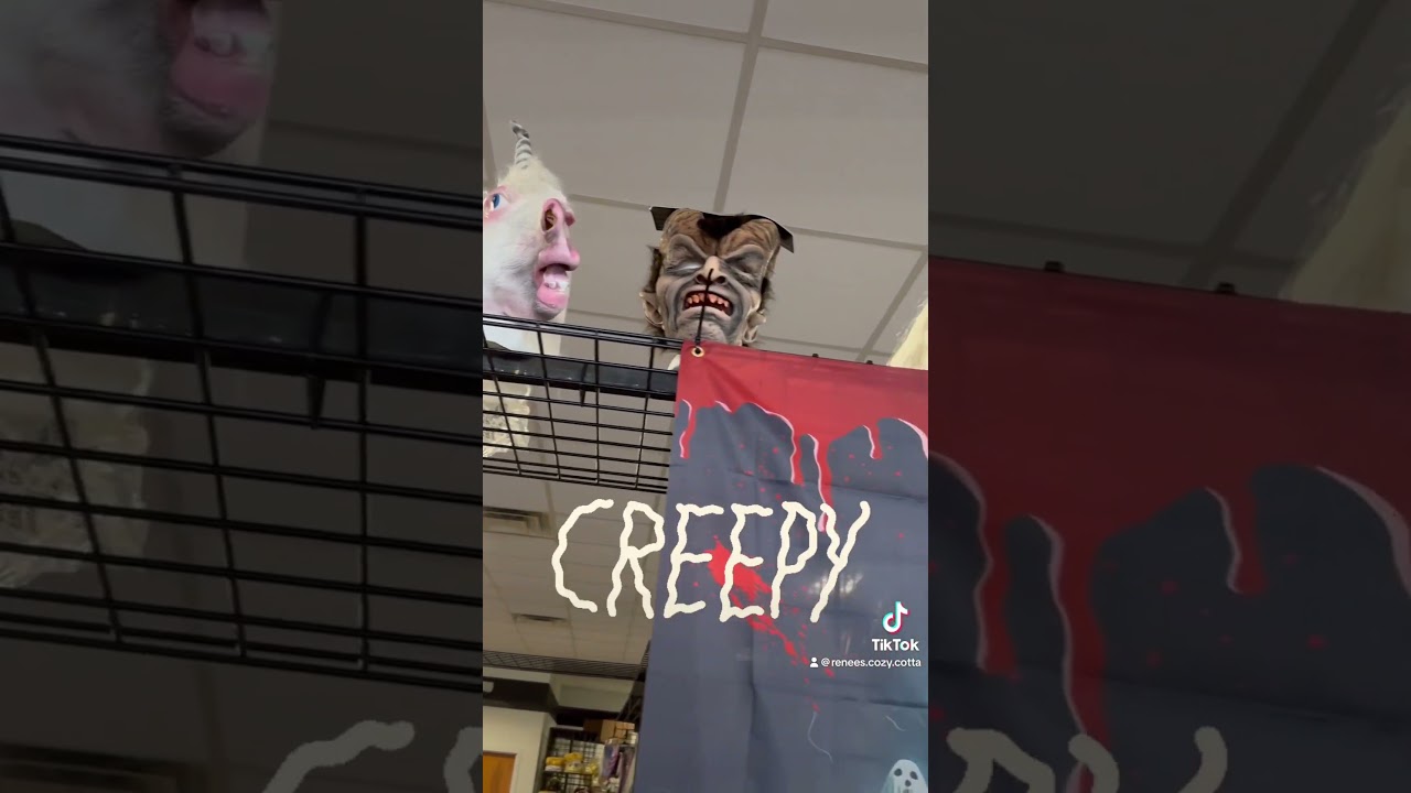 Halloween Express Creepy Masks #halloween #spookyseason #shorts