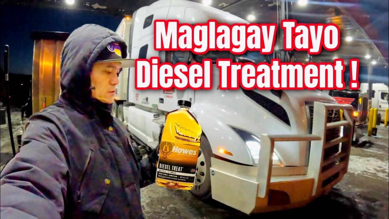 Nagkaroon ng Snow ang Diesel Tank !! #lakaytrucker 