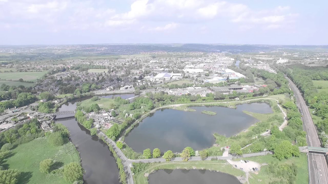 DJI inspire 1 River Calder Mirfield 23 05 2015 Have you ever wondered what the river Calder looks li