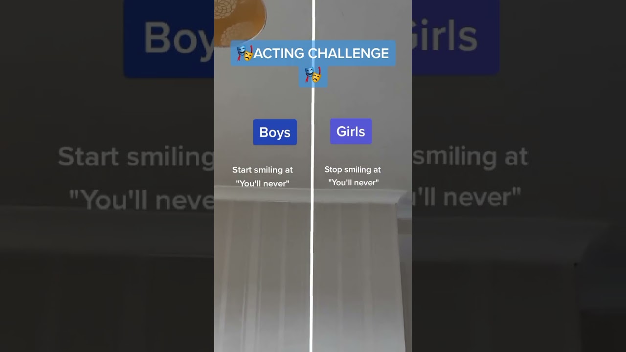 Acting challenge🎭