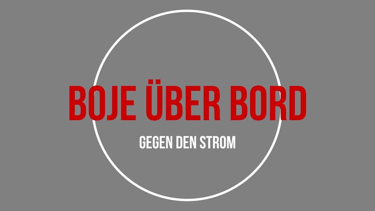 SBF See und Binnen - Boje über Bord gegen den Strom