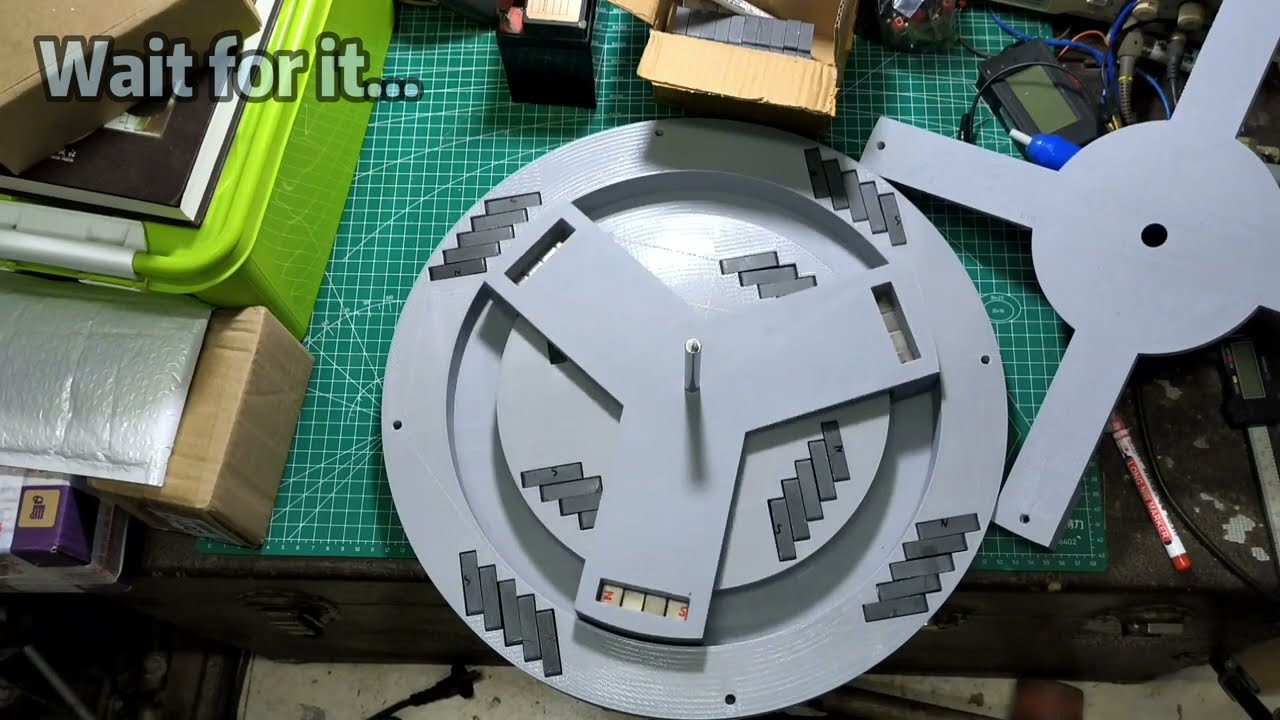 Free energy self running orbital magnetic motor made in China
