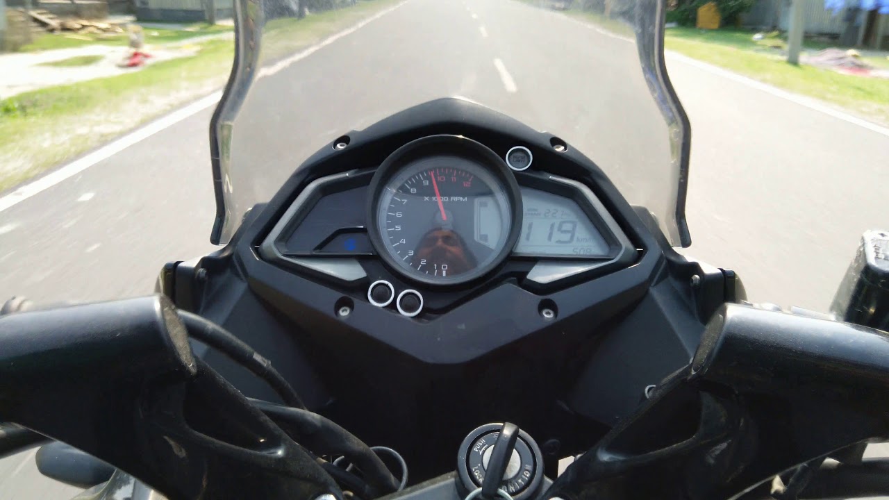 Pulsar AS150 II top speed II with pellion