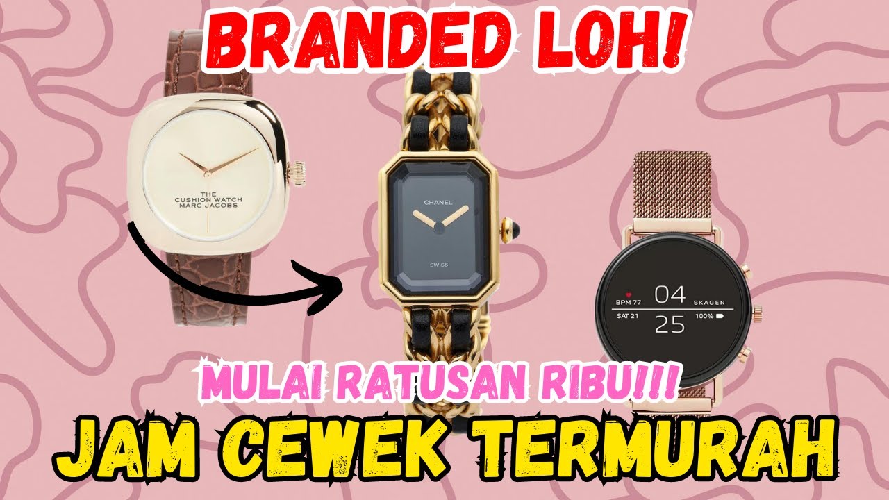 5 Rekomendasi JAM Tangan WANITA BRANDED Murah TERBAIK | Review Jam Tangan Wanita Murah