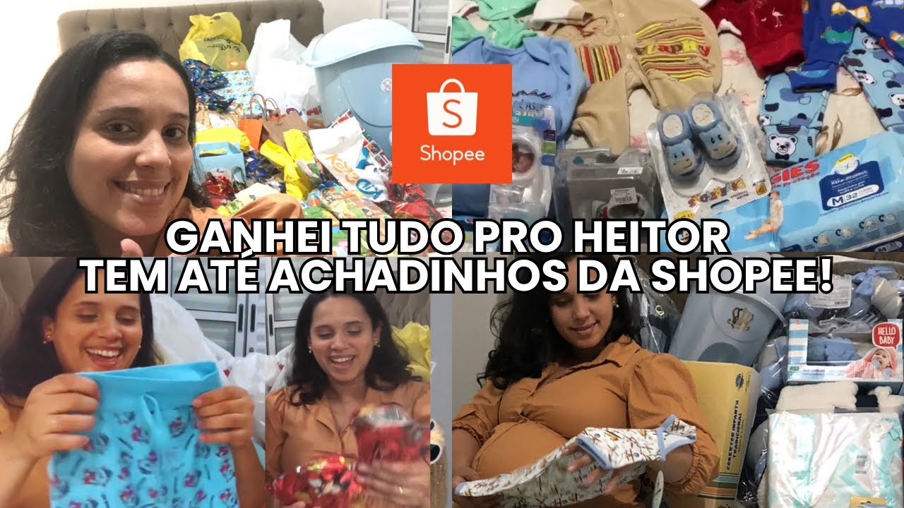 Abrindo todos os presentes de meu bebê Heitor | Chá de bebê cheio de amor 