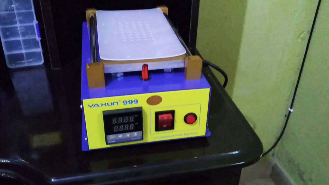 Como usar a Separadora de LCD yaxum 999