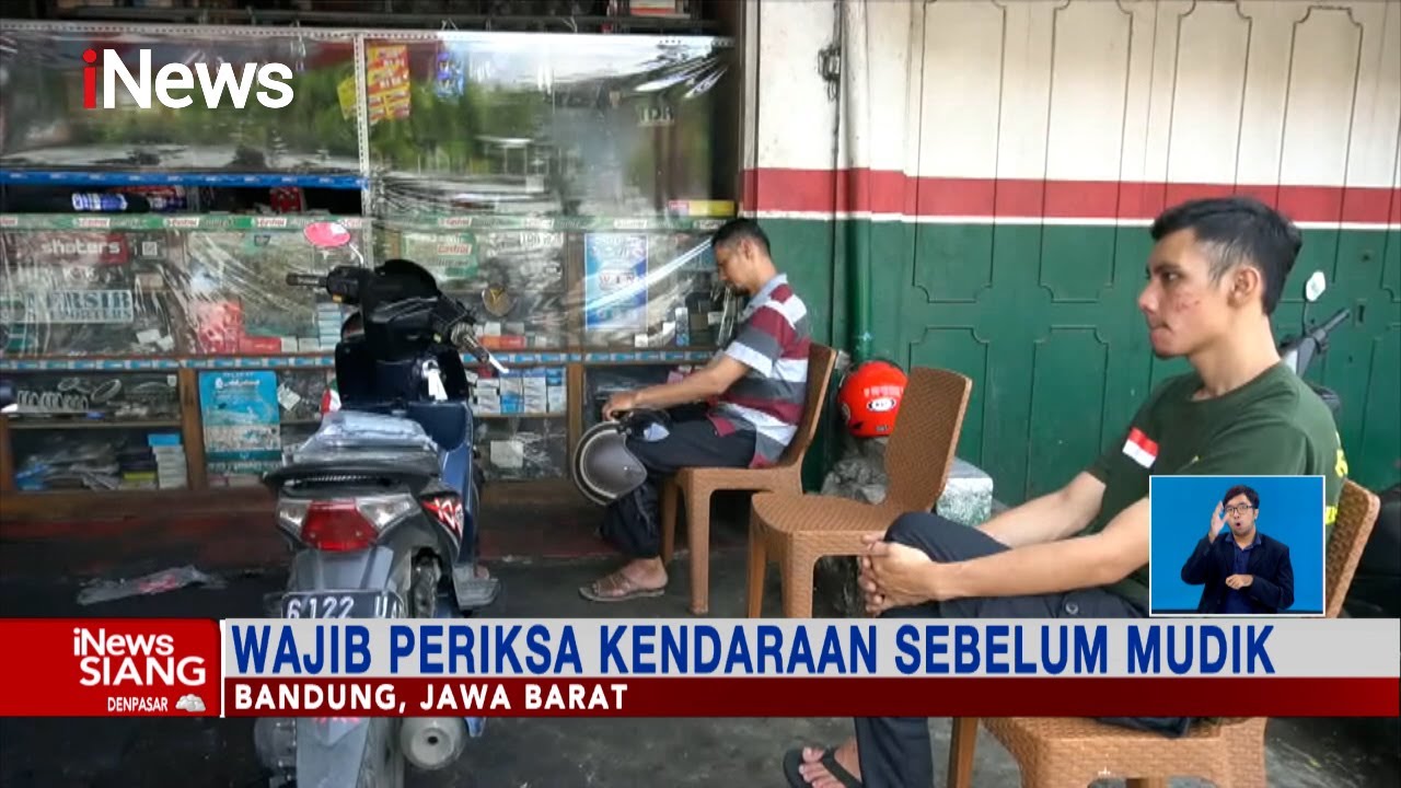 Jelang Lebaran, Bengkel Motor Ramai Diserbu Calon Pemudik #iNewsSiang 25/04