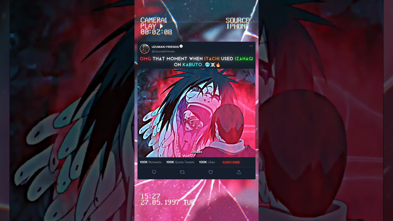 OMG 😱 THE POWER OF ITACHI IZANAGI 🔥