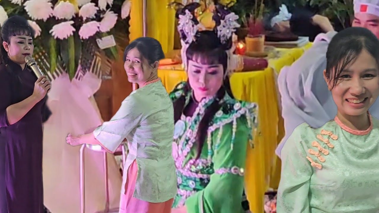 Bút mài cùng đội hát tế vào giếng gia chủ / hoa trích đoạn người con báo hiếu