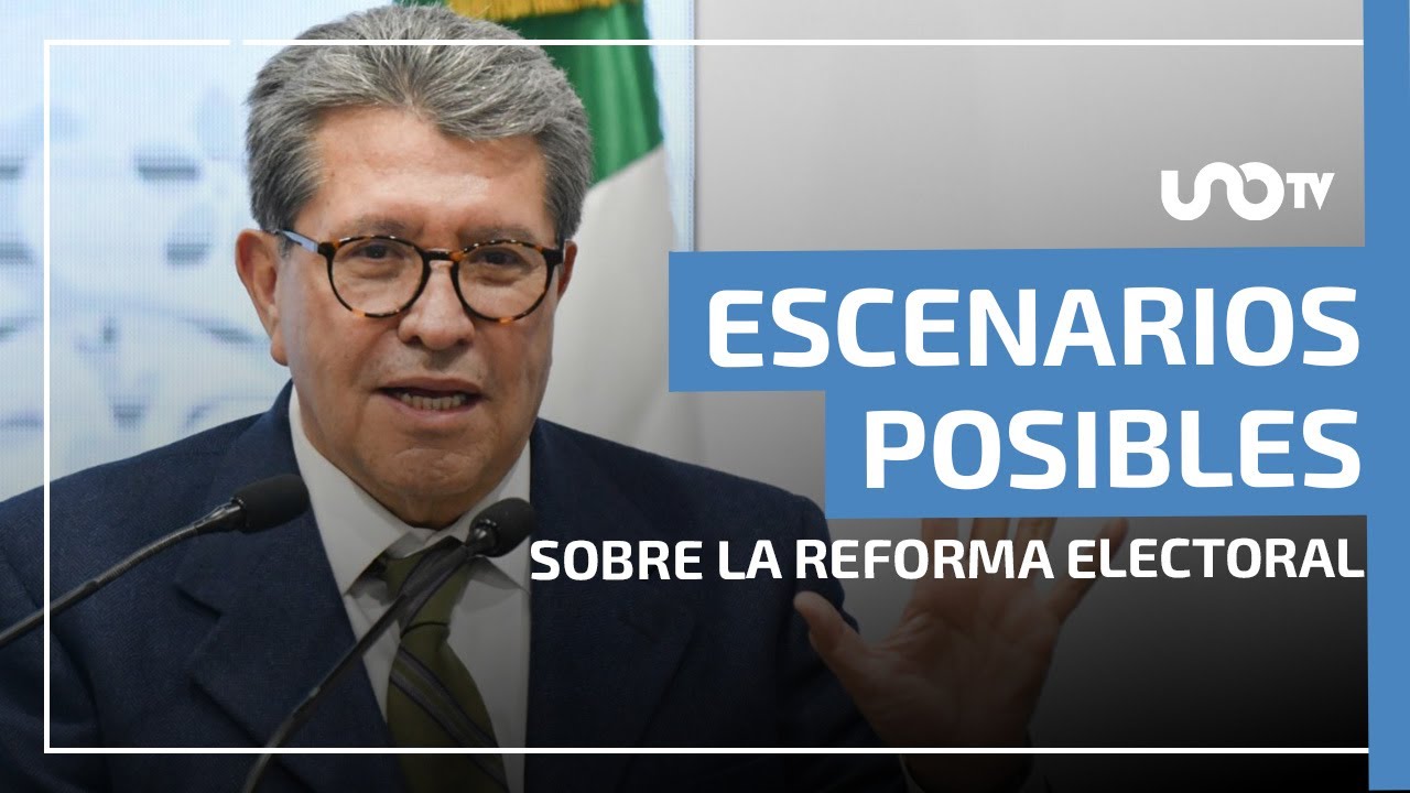 Monreal expone los escenarios posibles de la reforma electoral
