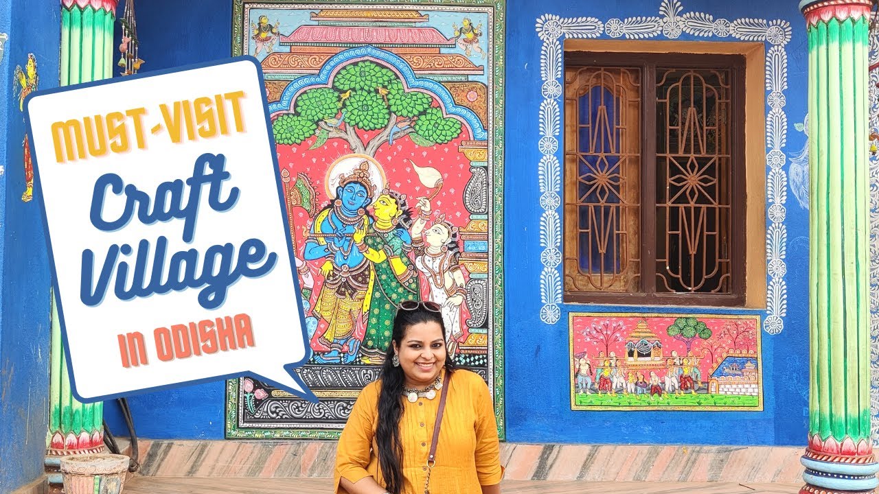 Craft Village In Odisha | Raghurajpur Vlog | Places To See Near Puri | Odisha Patachitra Artists