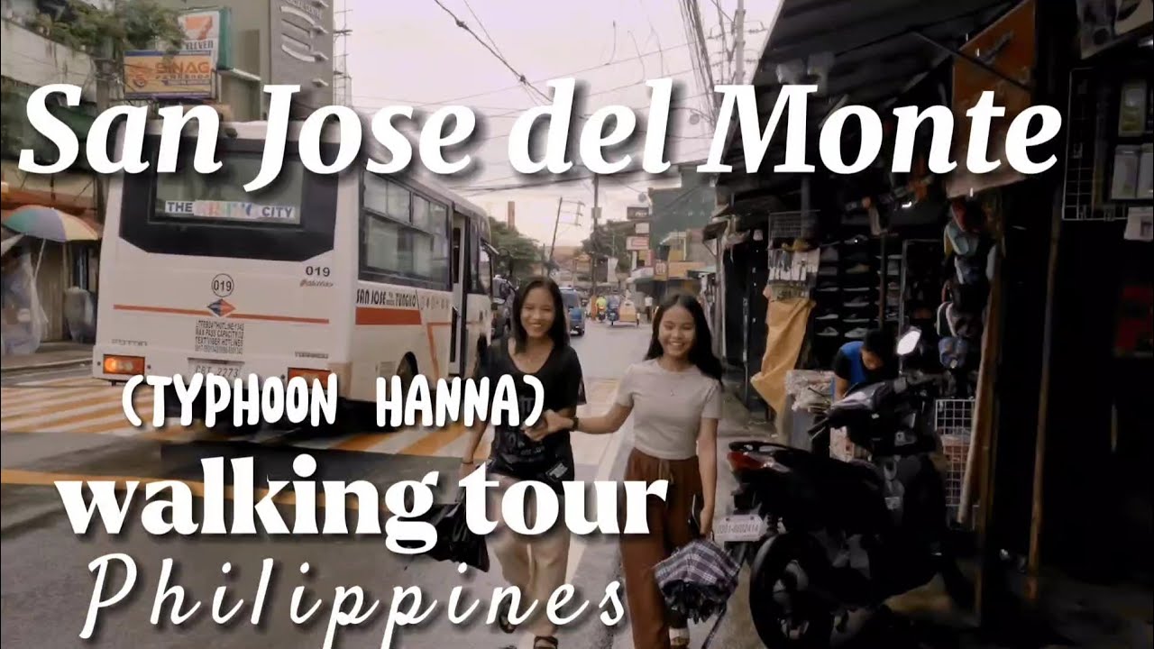 4k Exploring Downtown city of San Jose Del Monte