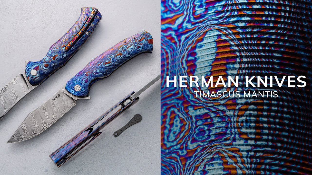 FOLDING KNIFE FOLDER MANTIS 1 TIMASCUS HERMAN