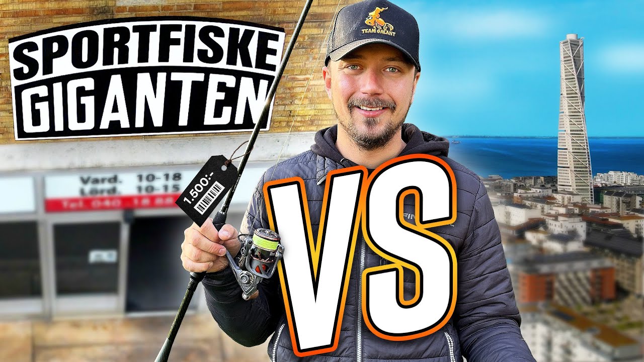 FISHING STORE CHALLENGE 🎣 What do we get for 1500 SEK at Sportfiskegiganten?