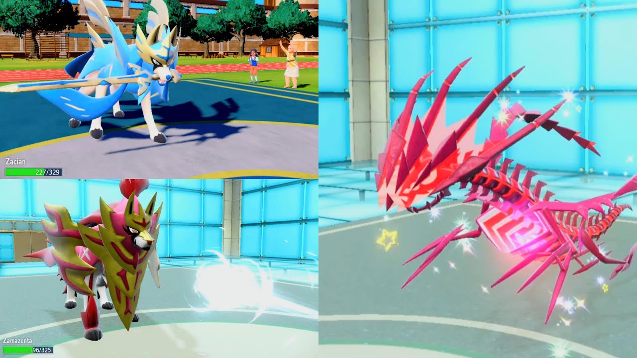 Pokémon Scarlet & Violet: Eternatus Vs Zacian, Zamazenta Battle Sword/Shield + Stellars