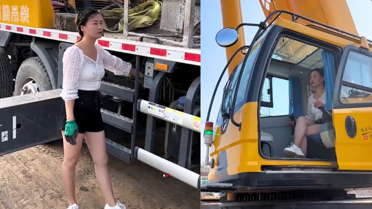 Talented Female Crane Driver Heze