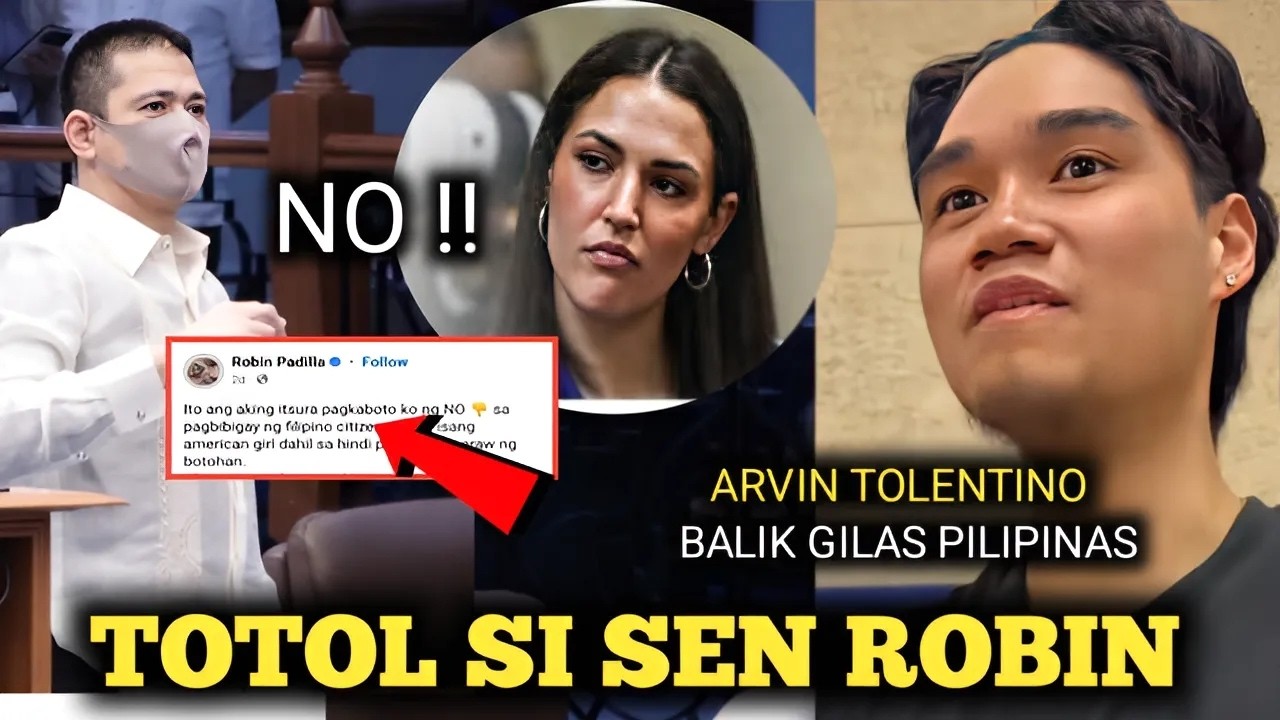 SEN ROBIN TUTOL SA PAGIGING NATURALISED NI ELIZABETH MEANS, ARVIN BALIK GILAS