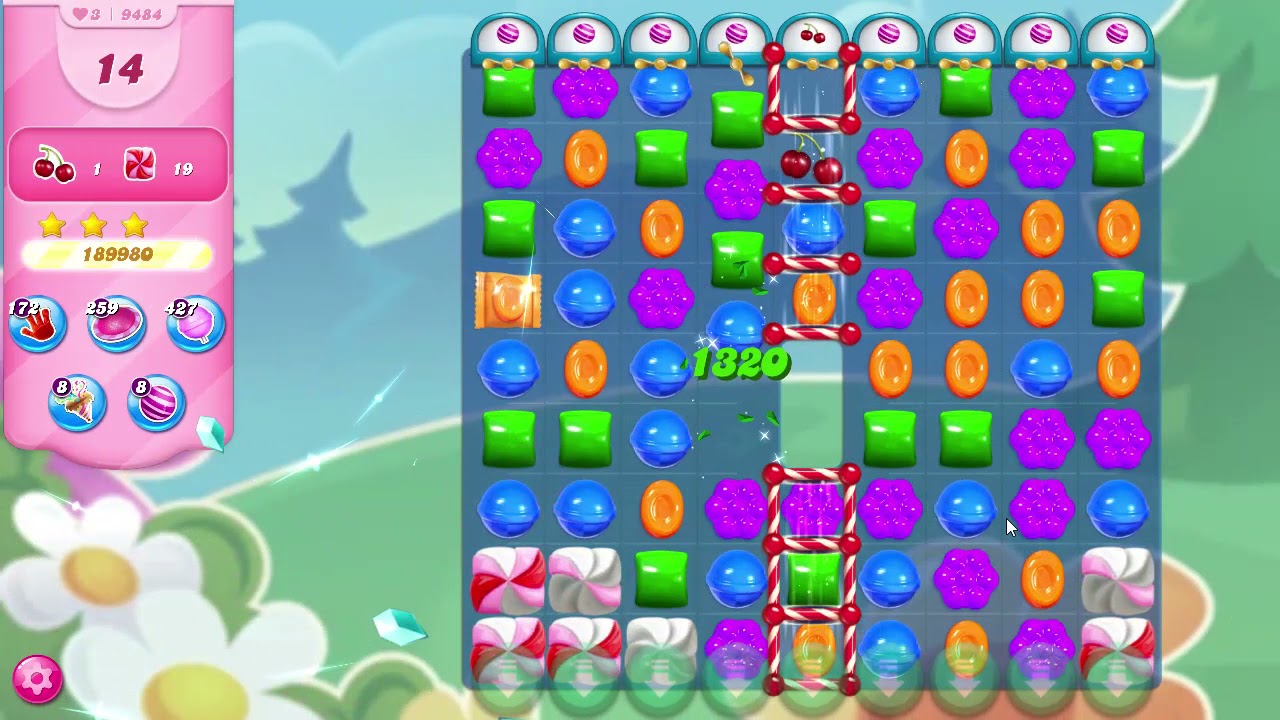 Candy Crush Saga Level 9484 NO BOOSTERS