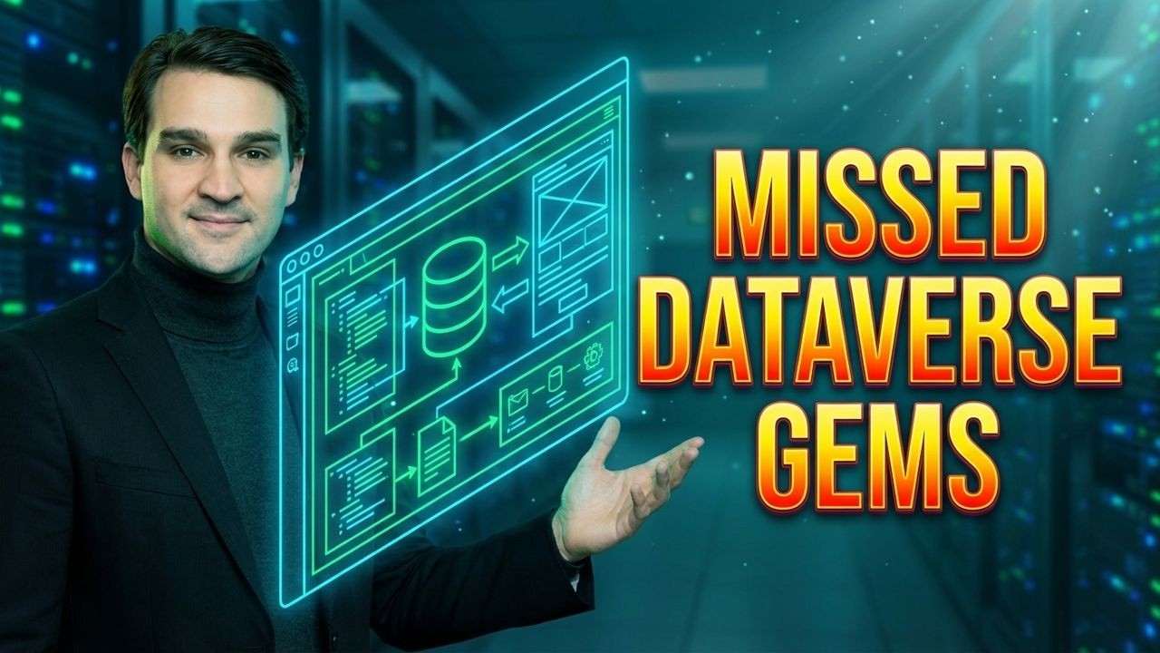 Dataverse Hidden Gems with Model Driven Apps by Dhruvin Shah [m365con.net]