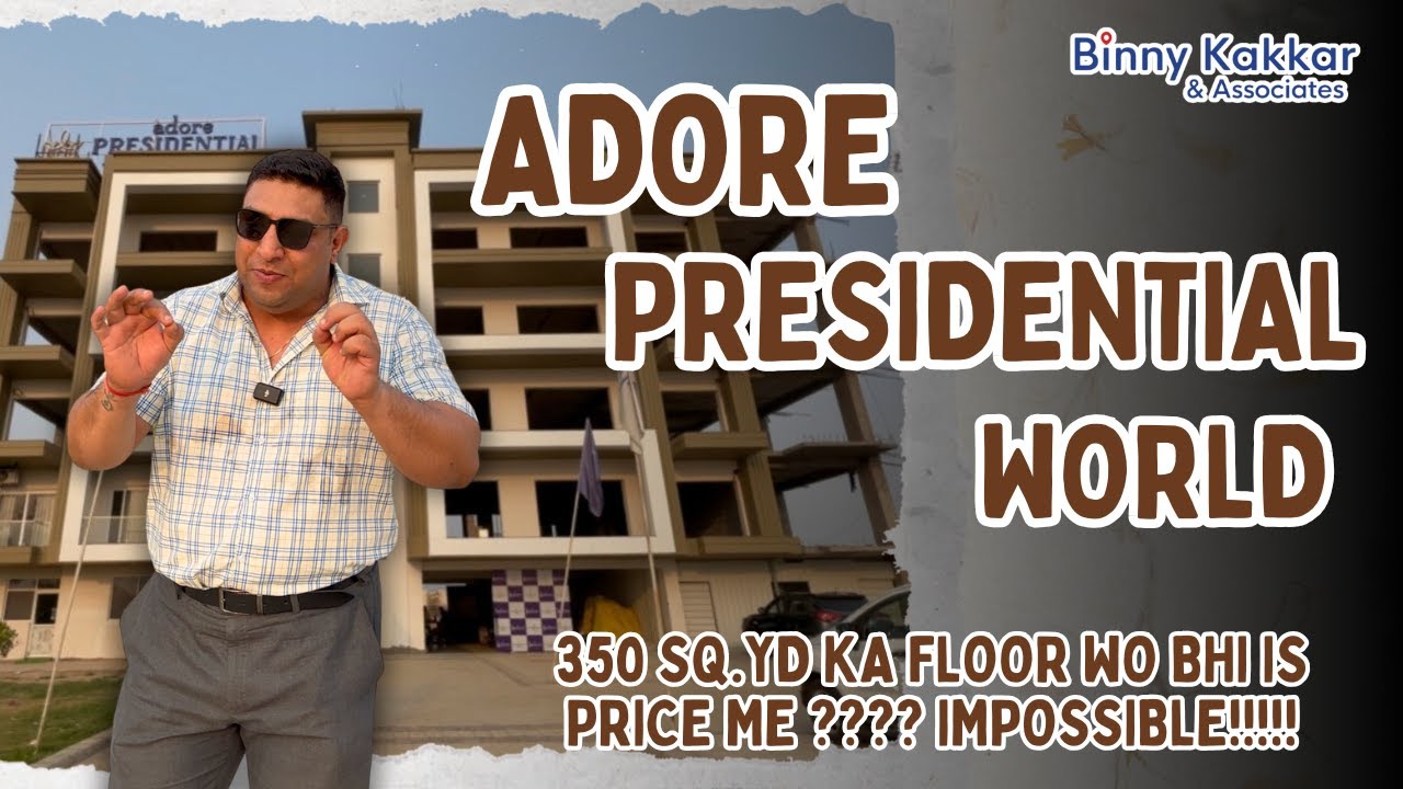 Inside Adore Presidential 4BHK Floors | Sector 84 Greater Faridabad's New Luxury! ❤️
