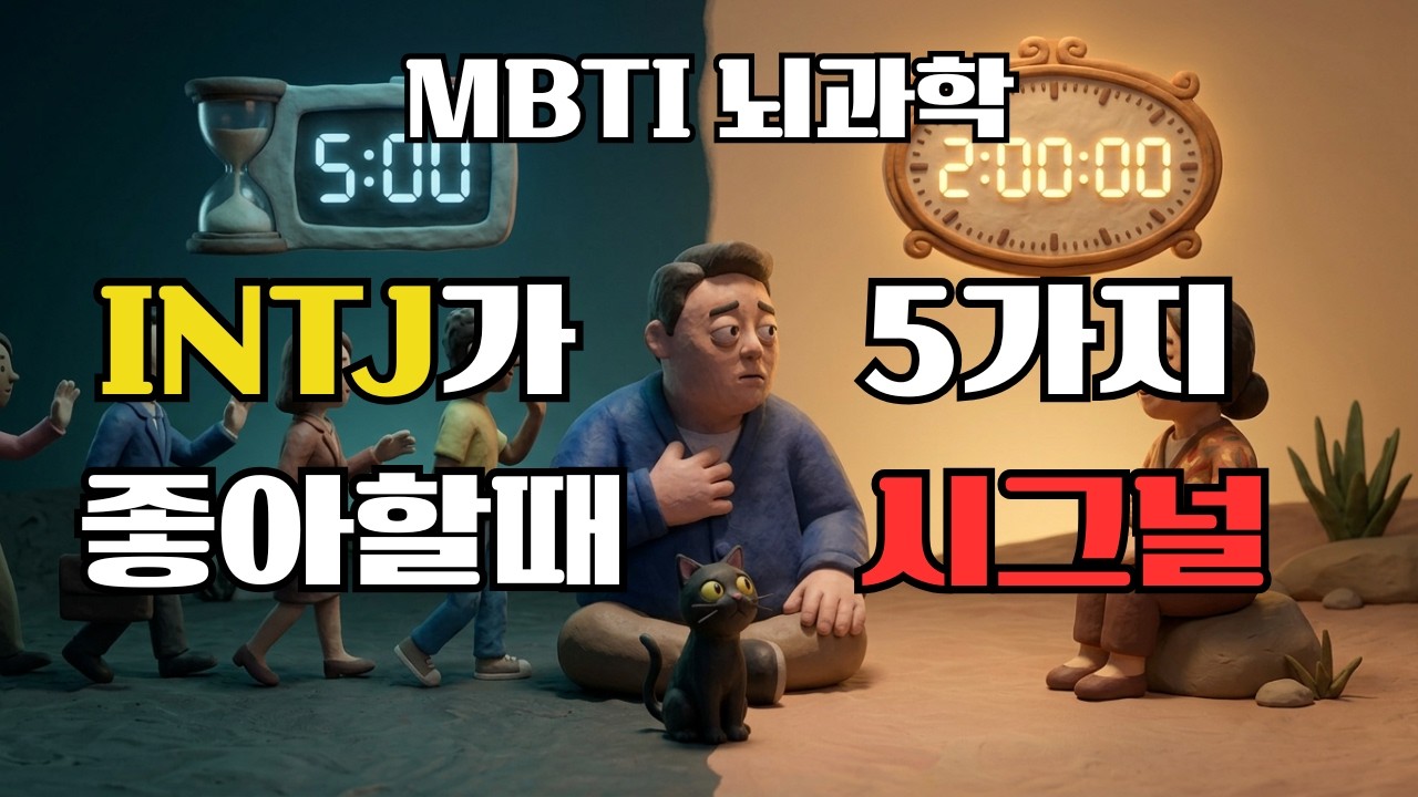 INTJ가 좋아할 때 나오는 시그널 5가지 (MBTI 심리 + 뇌과학)