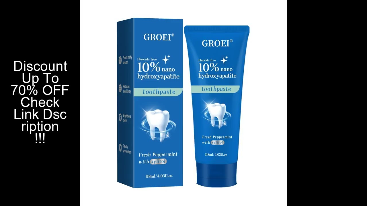 Hydroxyapatite Toothpaste Refresh Prevent Dental Cavities Stain Removal Smoke Coffee Tea Stains Sens