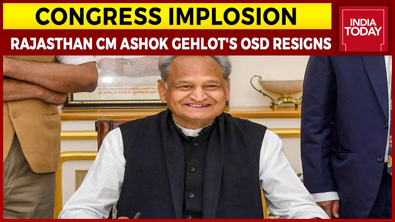 Rajasthan CM Ashok Gehlot's OSD Resigns After Tweet Triggers Controversy