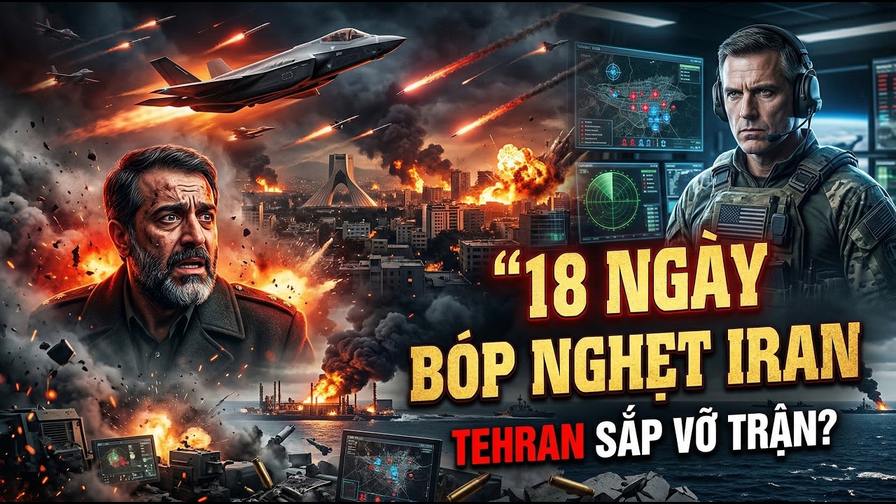 18 Ngày Định Mệnh: Mỹ Và Israel Tung Đòn Hủy Diệt, Iran Sụp Đổ Toàn Diện