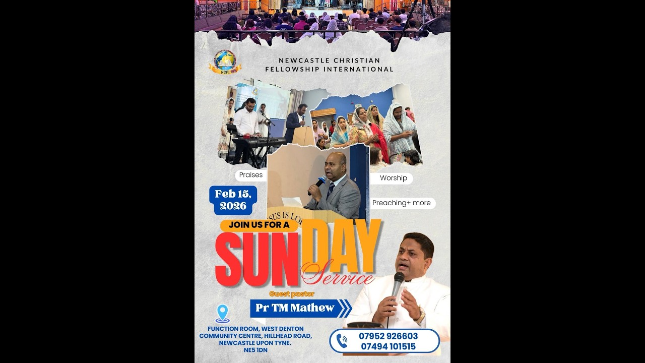 NCFI Sunday Service - 15 February 2026