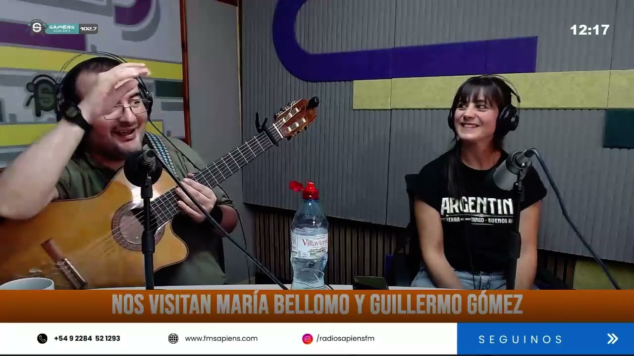 Nos visitó MARÍA JESÚS BELLOMO, haciendo su debut musical, acompañado de GUILLERMO GÓMEZ.