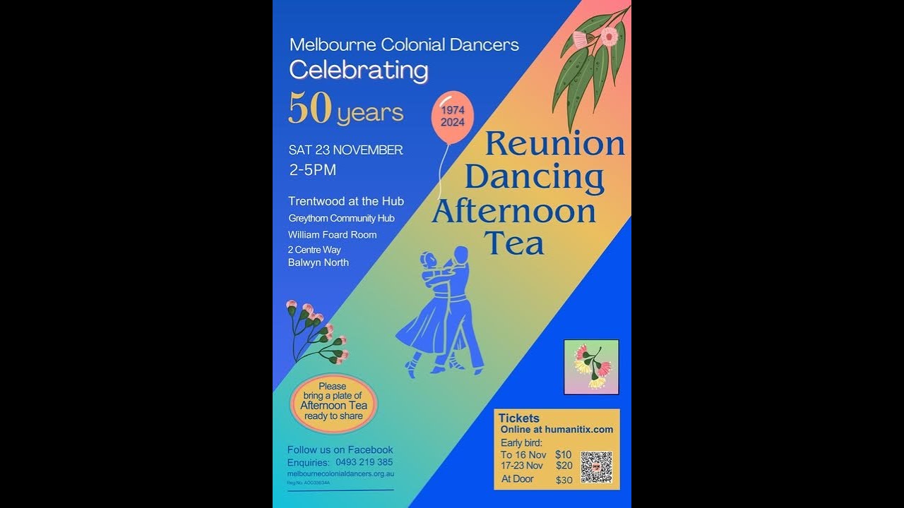 Melbourne Colonial Dancers  50 year reunion