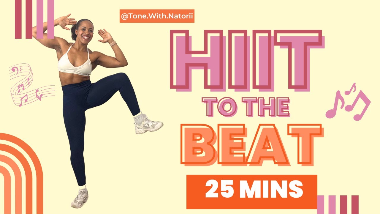 25 MIN | 🔥 HIIT to the BEAT WORKOUT🔥 | No Equipment